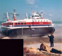 SRN4 Sir Christopher (GH-2008) with Hoverspeed -   (submitted by The <a href='http://www.hovercraft-museum.org/' target='_blank'>Hovercraft Museum Trust</a>).